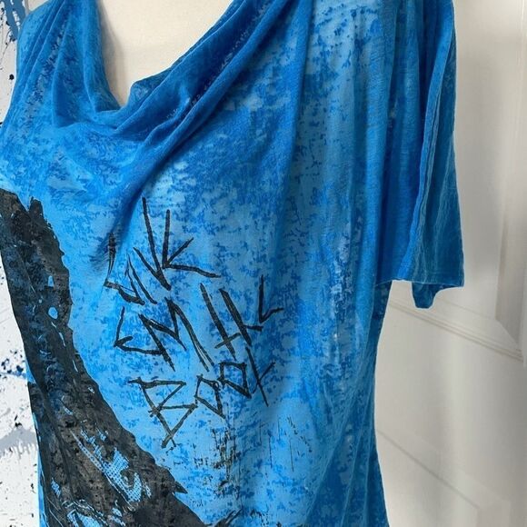 Modcloth Tops - Morphine Generation ‘give em the boot’ burnout t,L